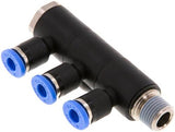 Featured image of collection - Brass And Plastic 3-Way Distributor Push-In Fittings