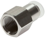 Featured image of collection - Stainless Steel And Plastic Straight Push-In Fittings With Female Threads