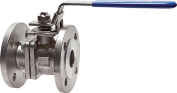 2-Piece Stainless Steel Flanged Ball Valves PN40 Full Bore