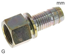 Hose Barb Fittings Steel G-Threads Female PN25 Safety Collar