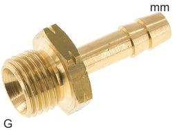 Hose Barb Fittings Brass G-Threads Male PN16 Left-Hand