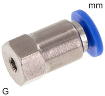 Push-In Fittings Brass and Plastic G-Threads Female