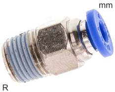 Push-In Fittings Brass And Plastic R-Threads Male