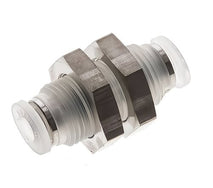 Push-In Fittings Stainless Steel and PP Bulkhead