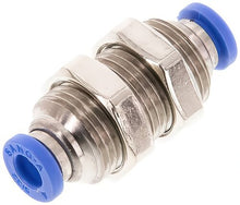 Push-In Fittings Brass and Plastic Bulkhead