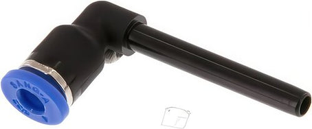 Elbow Plug-In Fittings Brass and Plastic Long