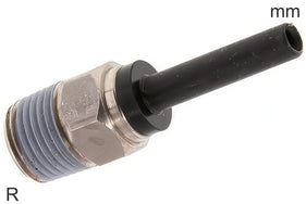 Plug-In Fittings Brass and Plastic R-Threads Male