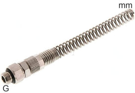 Push-On Fittings Brass G-Threads Male Swivel Joint With Bend Protection