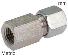 Compression Fittings Stainless Steel Metric-Threads Female