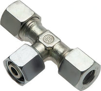 Compression Tee Fittings Stainless Steel With Sealing Cone and O-Ring T-Shape