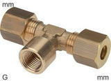 Featured image of collection - Compression Tee Fittings Brass G-Threads Female
