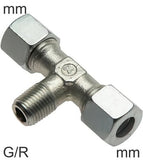 Featured image of collection - Compression Tee Fittings Stainless Steel G/R-Threads Male T-Shape