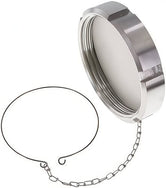 Cap Nuts With Female Threads For DIN 11851 Dairy Fittings