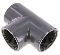 PVC Tee Fittings With Female Threads PN16