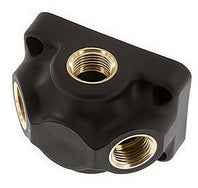 Pipeline Sockets Air Junctions Plastic With Brass ThreadsInserts PN15