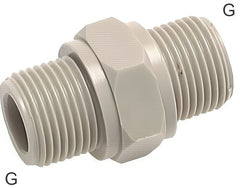 Double Nipples Plastic G-Threads PN10