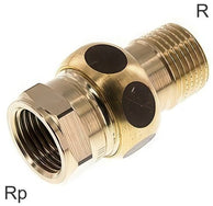 Threaded Extensions Brass/Cast Iron/Stainless Steel R/Rp-Threads With Conical Seal PN25