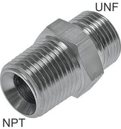 ORFS Double Nipples UNF/NPT-Threads PN630