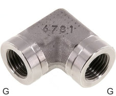 Angled Fittings 90deg Steel / Stainless Steel G-Threads Female PN350