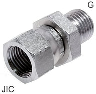 Reducing Nipple Fittings Steel / Stainless Steel JIC/G-Threads PN310