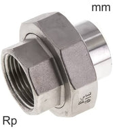 Socket Fittings Stainless Steel Rp-Threads With Welding End With Conical Seal PN16