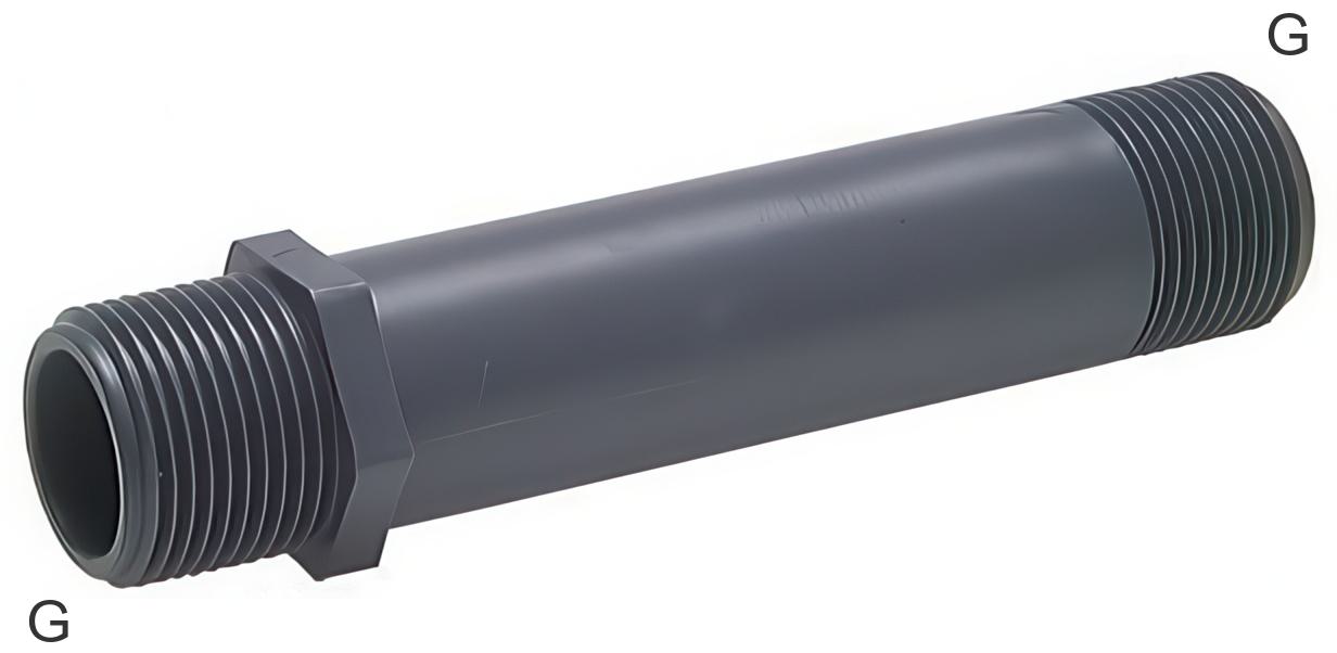 G Male Thread Threaded Pipe Fittings Plastic G-Threads | Tameson.co.uk