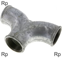 Tee Fittings Cast Iron Rp-Threads Female PN25