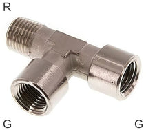 Tee Fittings Brass / Cast Iron / Stainless Steel G/R-Threads Male/Female L-Shape PN25