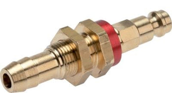Color Coded DN 5 Air Coupling Plugs With Hose Pillar And Bulkhead