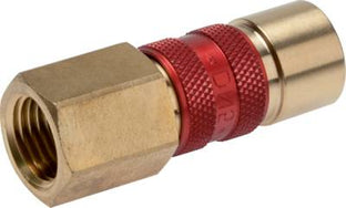 Color Coded DN 5 Air Coupling Sockets With Female Threads