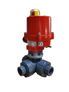3-Way PVC Electric Ball Valves