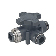 3-Way Ball Valves With Push-In Fittings