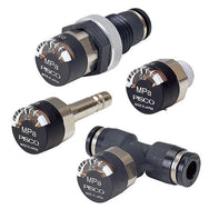 Pressure Gauges With Push-In Fittings