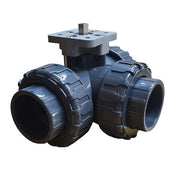 3-Way PVC Ball Valves (ISO-Top)