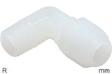 Featured image of collection - Compression Elbow Fittings Plastic PVDF R-Threads Male