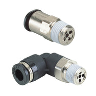 Orifice Check Valves With Push-In Fittings