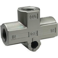 SMC Transmitter-Type Shuttle Valves With Push-In Fittings VR120F