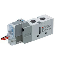 SMC 5/3-Way In-Line Pneumatic Solenoid Valves With Rectifier VF5000