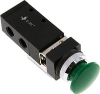 EMC 3/2-Way Button Activated Pneumatic Valves Series M