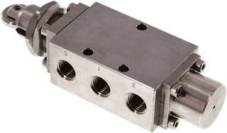 Stainless Steel 5/2-Way Pneumatic Roller Lever Valves