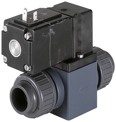 Solenoid Valve 16mm Glued Sleeves NC Plastic EPDM 0-3bar/44psi 240VAC Vacuum 0131 51549