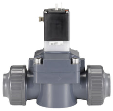 Solenoid Valve 63mm Glued Sleeves NC Plastic EPDM 0.5-6bar/7-87psi 230VAC 142 42261
