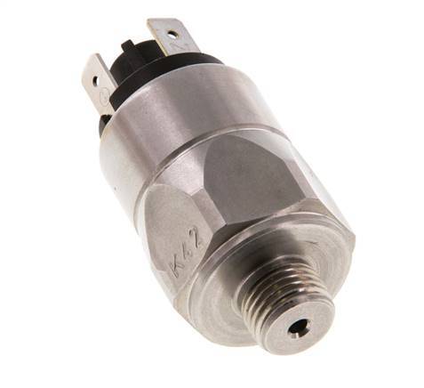 0.5 to 5bar SPDT Stainless Steel Pressure Switch G1/4'' 250VAC Flat Connector EPDM
