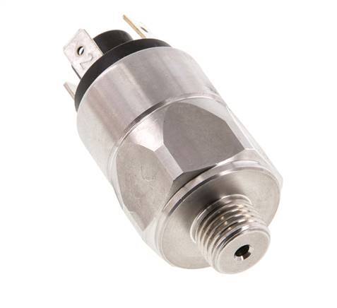 1 to 10bar SPDT Stainless Steel Pressure Switch G1/4'' 250VAC Flat Connector EPDM
