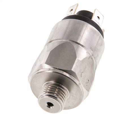 1 to 10bar SPDT Stainless Steel Pressure Switch G1/4'' 250VAC Flat Connector EPDM