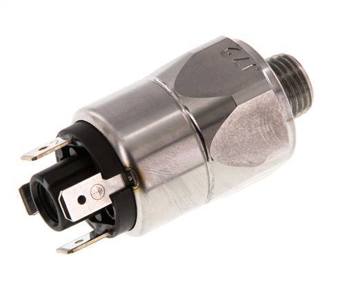 10 to 50bar SPDT Stainless Steel Pressure Switch G1/4'' 250VAC Flat Connector EPDM