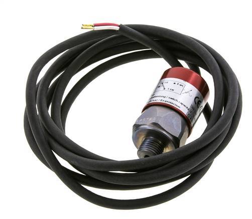 10 to 20bar SPDT Steel Pressure Switch G1/4'' 250VAC 3-wire Cable 2m