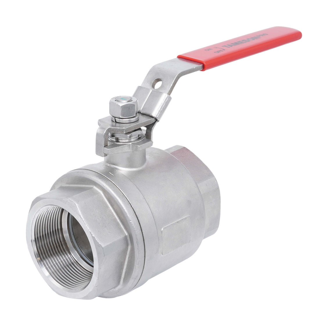 Rp 3'' F/F 2-Piece 2-Way Stainless Steel Ball Valve 69 bar RTFE - TamesonPRO 1111-300