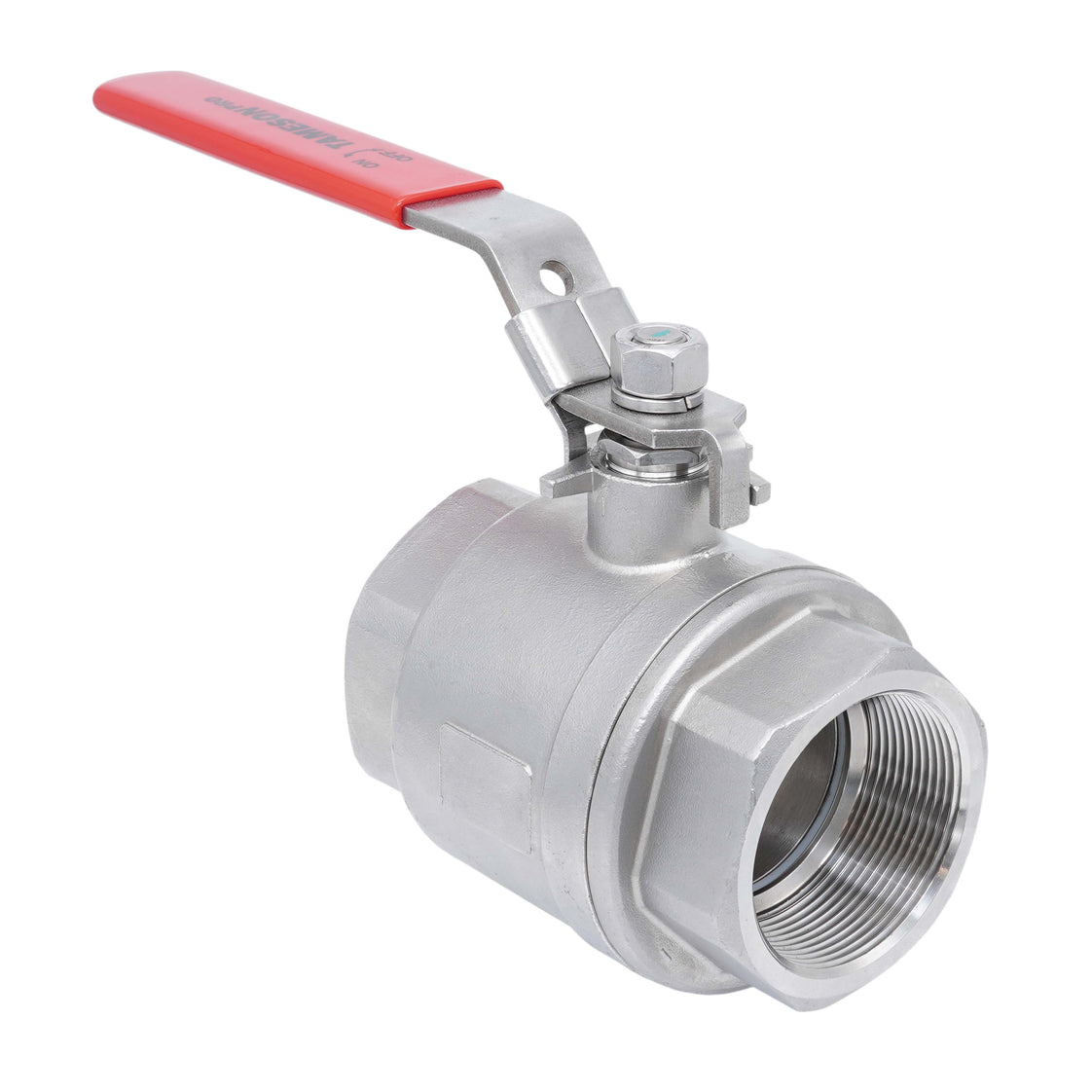Rp 3'' F/F 2-Piece 2-Way Stainless Steel Ball Valve 69 bar RTFE - TamesonPRO 1111-300