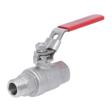 R/Rp 2'' 2-Piece 2-Way Stainless Steel Ball Valve 69 bar RTFE - TamesonPRO 1112-200
